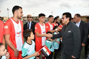 وزير الرياضة يشهد نهائي دوري مراكز الشباب توتال انرجيز …وختام دورى الأحياء الشعبية ومعسكرات النشء لبرنامج مشوارى