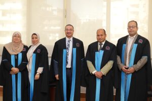 السياسة الخارجية الناجحة اقتصادياً في مناقشة ماجستير بجامعة السويس