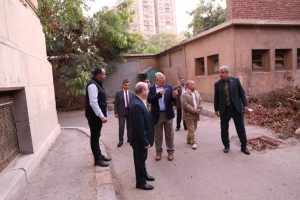 القصير" يتفقد مبنى وزارة الزراعة القديم بالدقي ويؤكد على تأمينه واستمرار أعمال الصيانة