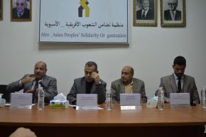 تحديات قارتي آسيا وافريقيا والتنمية المستدامة والتغيرات المناخية بندوة منظمة الشعوب الأفريقية