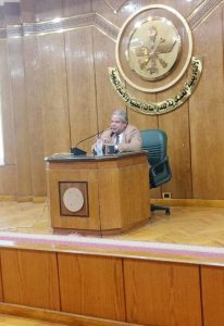 عميد الدراسات الإفريقية جامعة القاهرة يحاضر القادة العسكريين الأفارقة حول "التغيرات المناخية في إفريقيا" بالأكاديمية العسكرية للدراسات العليا والإستراتيجية