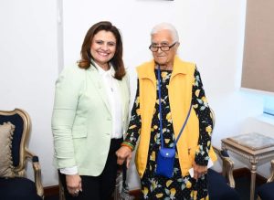 وزيرة الهجرة تلتقي السيدة فهيمة النقراشي لمناقشة أحوال الجالية المصرية في ألمانيا