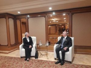 على هامش مشاركتها فى المؤتمر التاسع لوزراء البيئة في العالم الإسلامي" نحو تحقيق التحول الأخضر في العالم الإسلامي": 