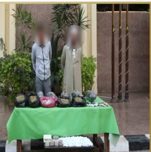 حملة أمنية مكبرة أسفرت عن ضبط كميات كبيرة من المخدرات بقيمة (6,500,000) مليون جنيه