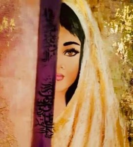 بالصور: مزج بين الفنّ و القانون بألوان  دليلة بن الحاج سالم 