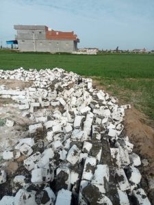 إزالة 7 حالات تعدي على مساحة 1250 متر بمراكز الدلنجات ووادي النطرون والرحمانية   